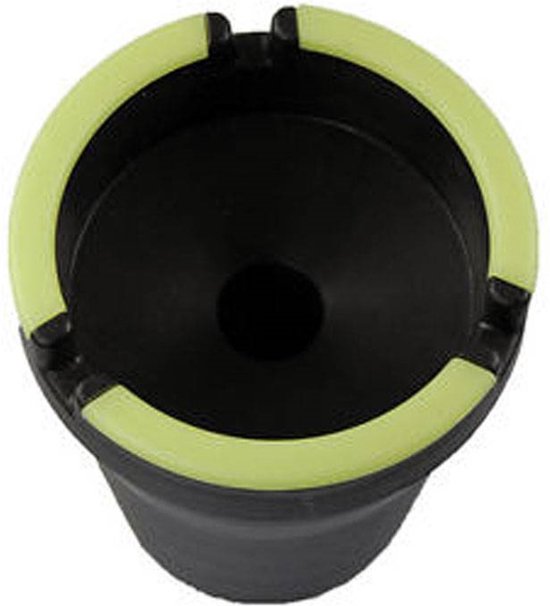 Asbak zelfdovend glow in dark display