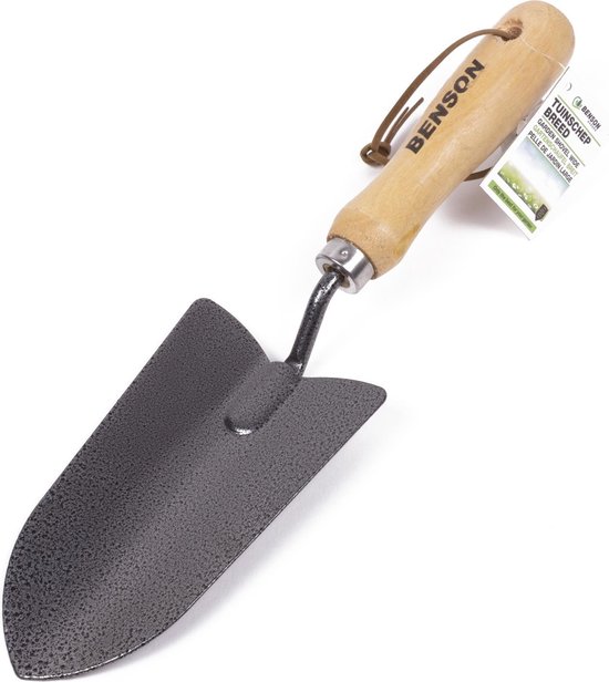 Tuinschep breed houten handvat