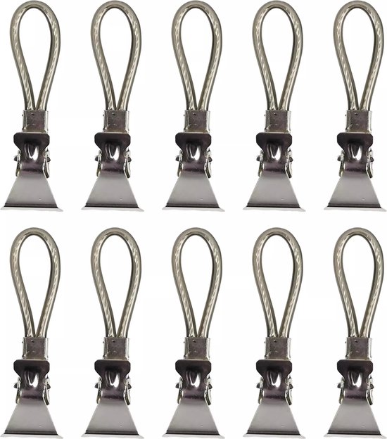 Handdoekknijpers zwart 10 dlg