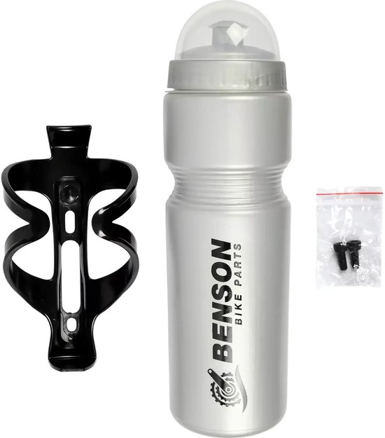 Bidon met houder voor fiets