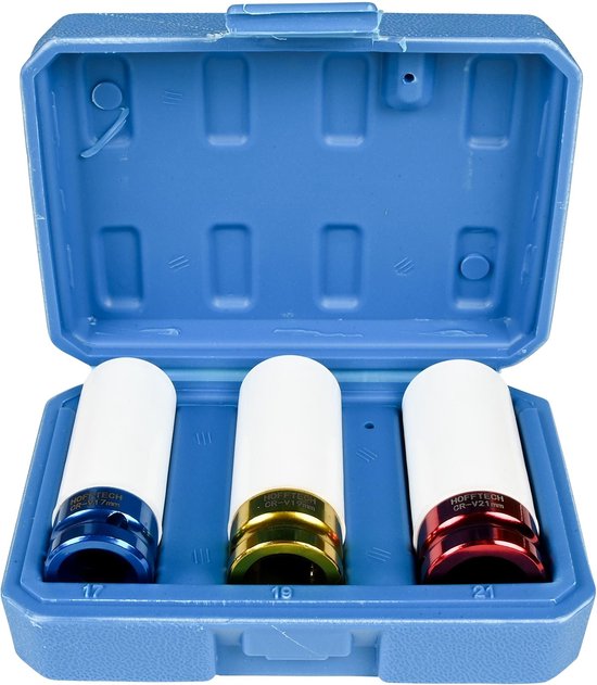 Slagdoppen set voor lichtmetalen velgen 3 dlg