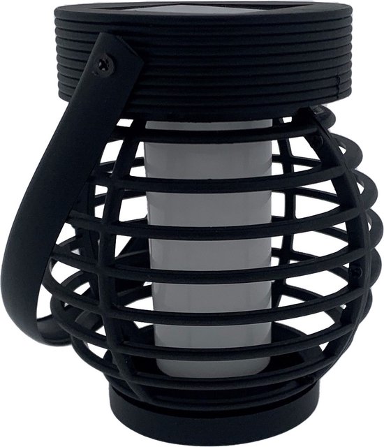 Tuinlamp solar LED 10.8 cm flame effect