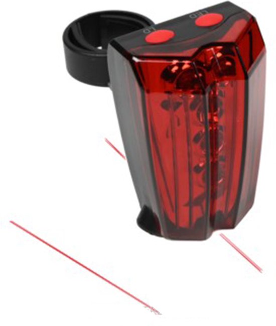 Fietsachterlicht laser + LED