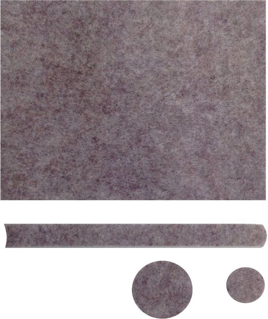 Antikrasvilt set 80 dlg grijs