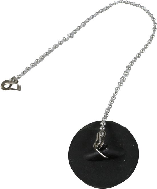 Gootsteendop 52 mm + ketting 25 cm