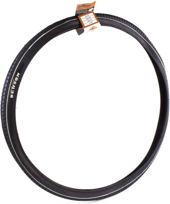 Buitenband 28 x 1 1/2 witte lijn