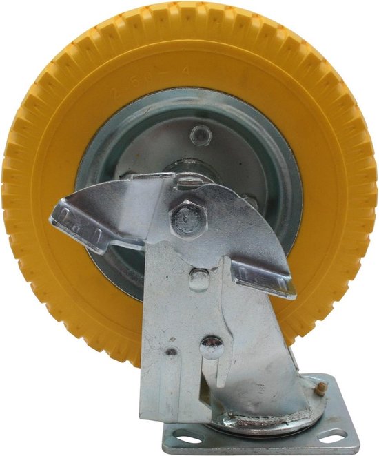 Zwenkwiel + PU band 8" + rem 2.50-4"