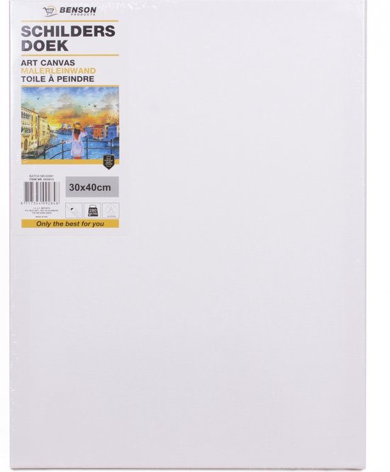 Schilders doek 30 x 40 cm