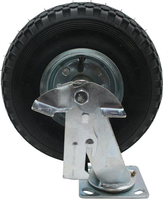 Zwenkwiel + luchtband + rem 3.00-4"