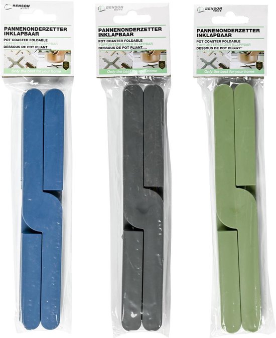 Pannenonderzetter inklapbaar mix