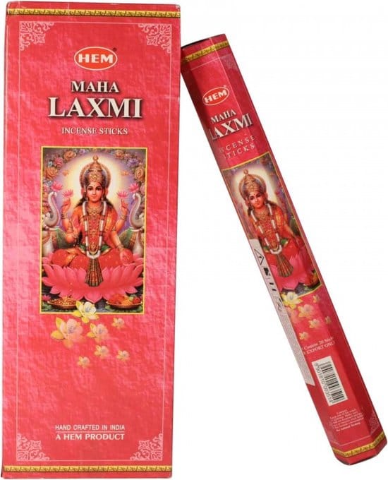 Maha Laxmi Hem Wierooksticks 6x20 sticks