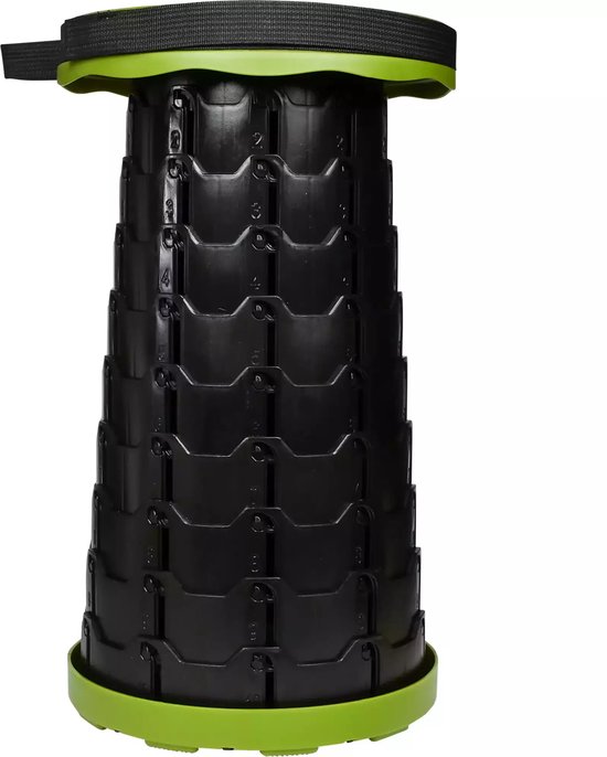 Kruk opvouwbaar draagbaar ABS groen