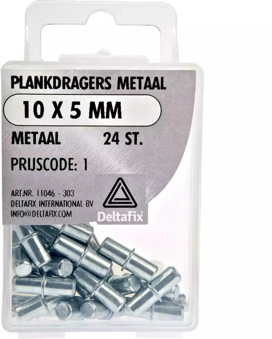 Deltafix Plankdragers metaal 10 x 5 mm 24 stuks
