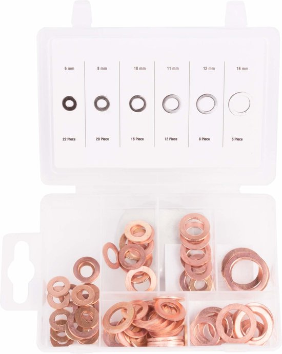 Ringenset koper 80 dlg