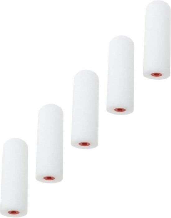 Lakroller foam rond 10 cm 5 dlg
