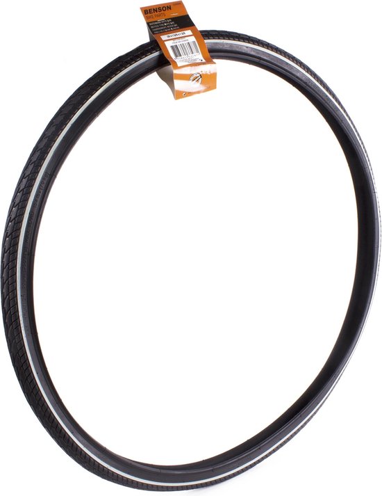 Buitenband 28 x 1 5/8 x 1 3/8 witte lijn