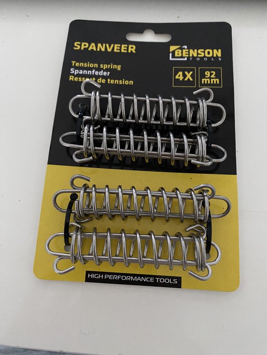 Spanveer 9 cm RVS 4 dlg