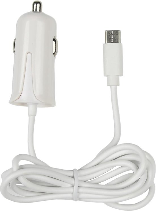 Autolader type-c kabel 1.2 mtr 12-24V