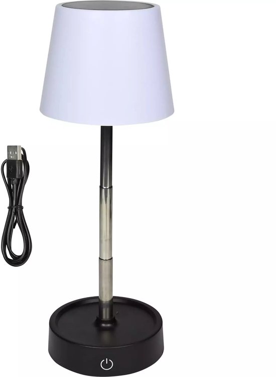 LED tafellamp dimbaar oplaadbaar telescoop display
