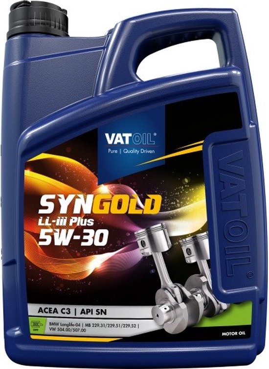 Vatoil motorolie 5W-30 5 ltr syngold