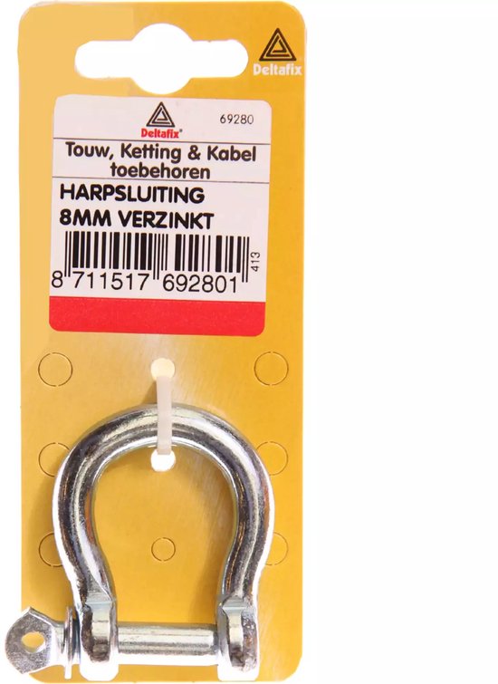 Deltafix Harpsluiting 8 mm