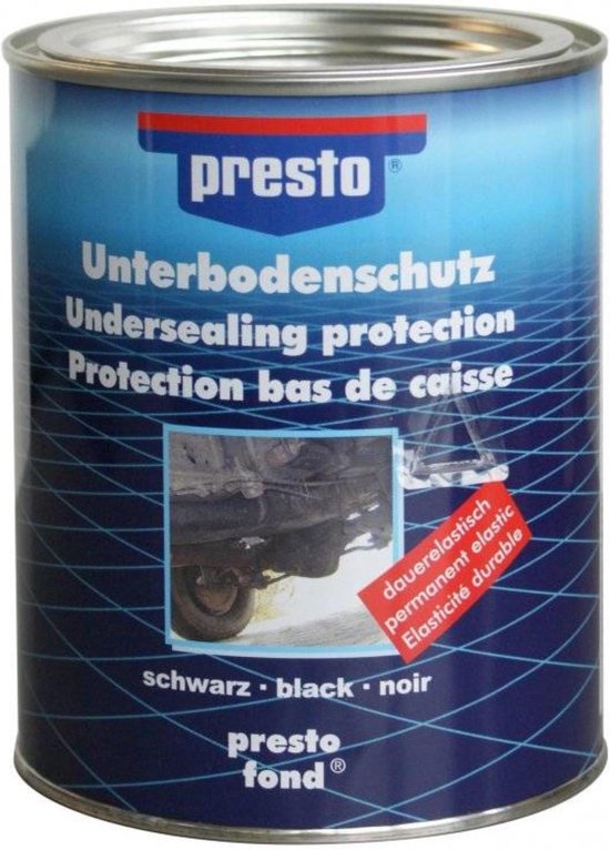 Presto bitumencoating zwart blik 1.3 kg