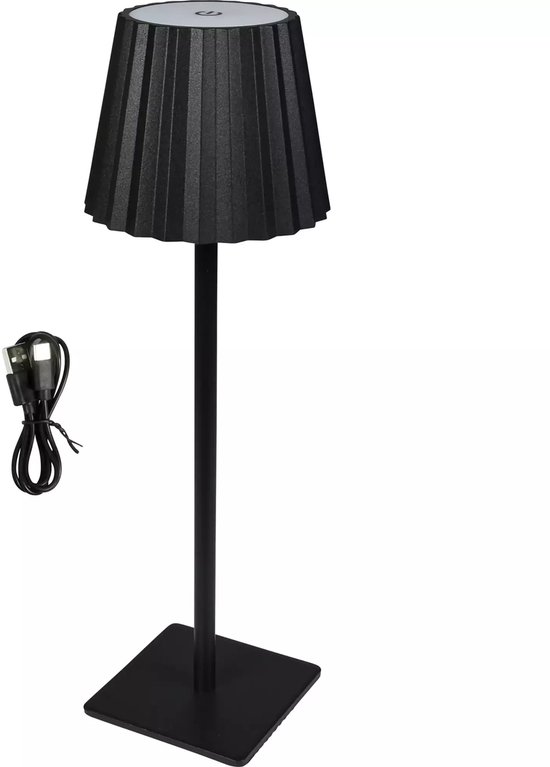 LED Tafellamp oplaadbaar alu de luxe 38 cm