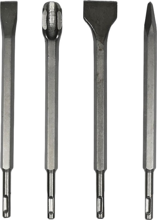 Beitelset steen 4 dlg SDS+