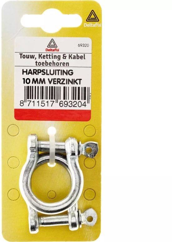 Deltafix Harpsluiting 10 mm