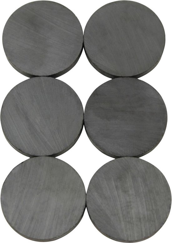 Magneet 25 mm 6 dlg rond