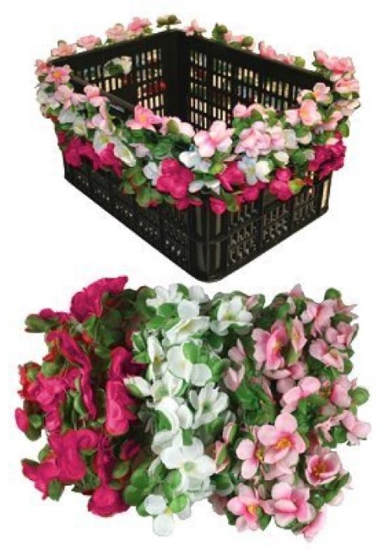 Fiets bloemenslinger 220 cm mix