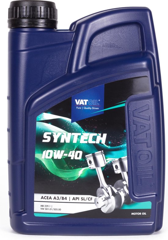 Vatoil motorolie 10W-40 1 ltr syntech
