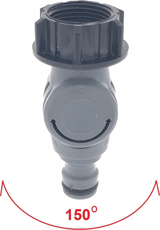 Kraanstuk scharnierend 150°