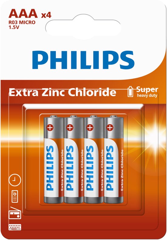 Philips Longlife AAA 4 dlg