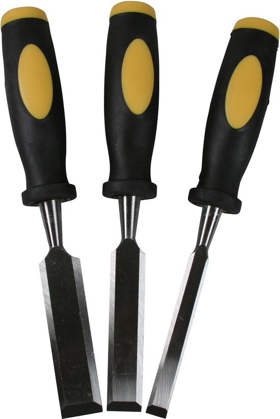 Houtbeitelset 3 dlg pro grip