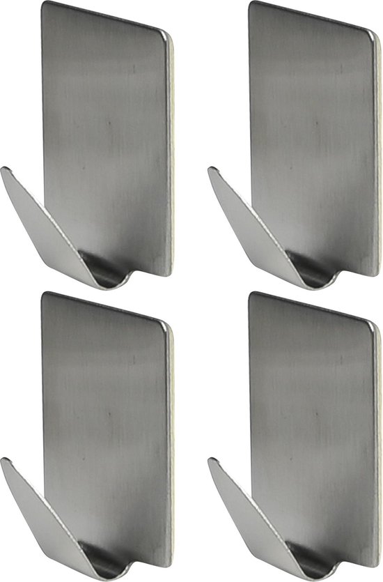 Handdoekhaken RVS 4 dlg