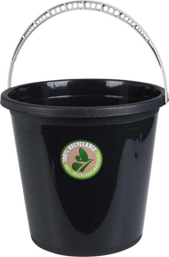 Emmer 10 ltr antraciet